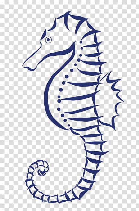 seahorse northern seahorse fish line line art, Rayfinned Fish, Bonyfish, Wildlife, Coloring Book transparent background PNG clipart