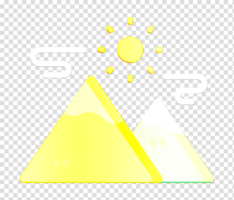 Altitude icon Mountains icon Adventure icon, Logo, Triangle, Symbol, Yellow, Meter, Geometry transparent background PNG clipart