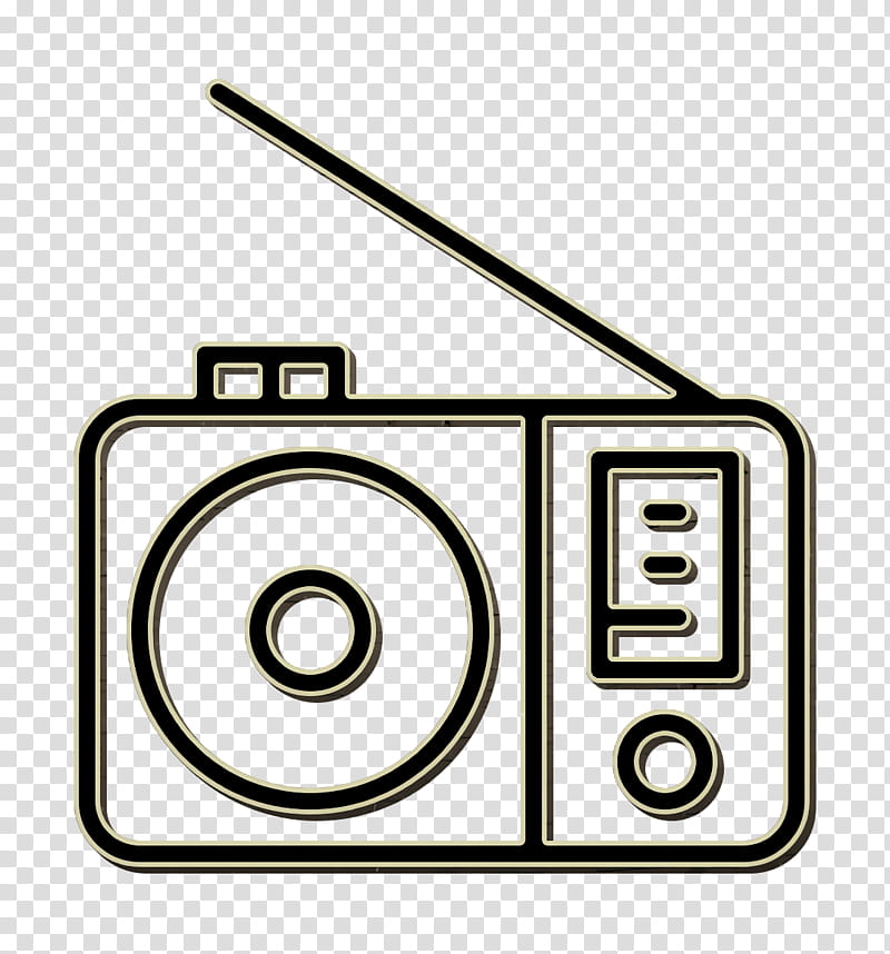 Radio icon Household appliances icon, Radio Station, Computer Application, Broadcasting, Frequency Modulation, Radio Receiver, FM Broadcasting, App Store transparent background PNG clipart