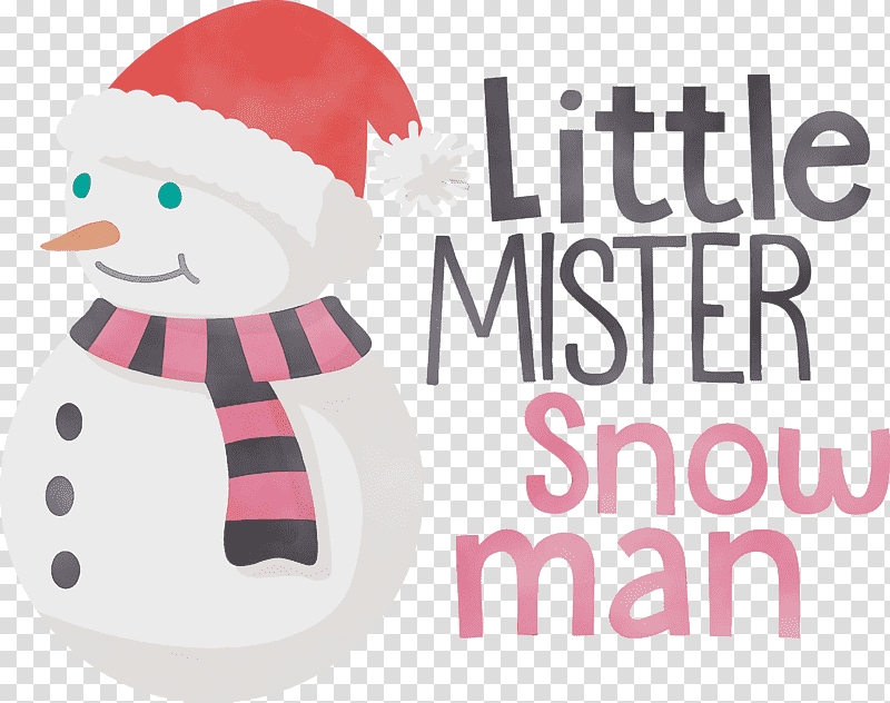 Christmas Day, Little Mister Snow Man, Watercolor, Paint, Wet Ink, Snowman, Christmas Ornament M transparent background PNG clipart