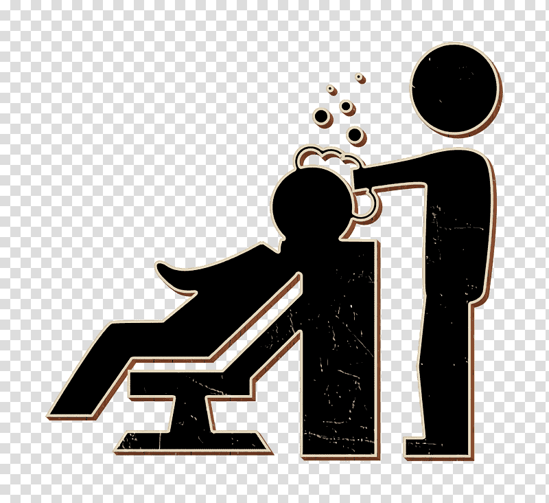 Shampoo icon Hairdresser washing the hair of a client with bubbles shampoo icon people icon, Hair Salon Icon, Beauty Parlour, Hair Care, Hairstyle, Hair Coloring, Barber transparent background PNG clipart