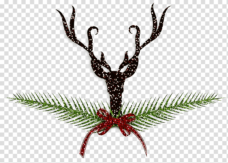 Christmas Day, Reindeer, Antler, Rudolph, Moose, Holiday, Cartoon transparent background PNG clipart