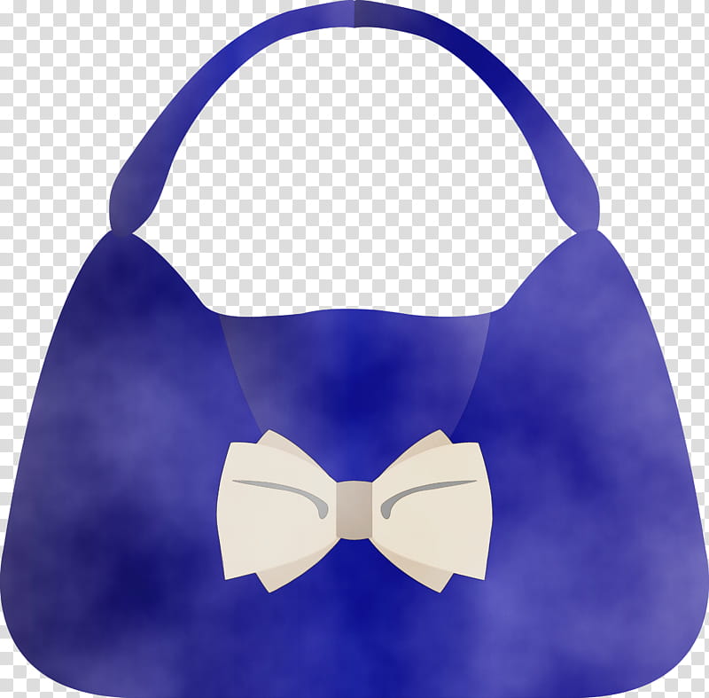 Bow tie, Watercolor Handbag, Paint, Wet Ink, Blue, Cobalt Blue, White, Purple transparent background PNG clipart