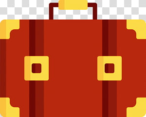 suitcase, Orange, Red, Yellow, Line, Rectangle transparent background PNG clipart thumbnail
