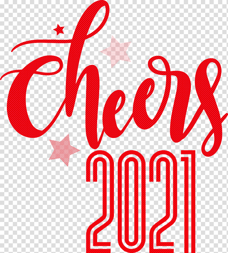 Cheers 2021 New Year Cheers.2021 New Year, Free, Logo, Text, Sticker transparent background PNG clipart