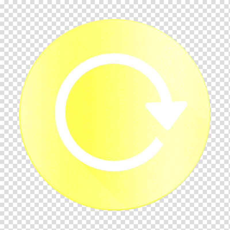 Refresh icon Rotate icon UI icon, Logo, Crescent, Yellow, Meter transparent background PNG clipart