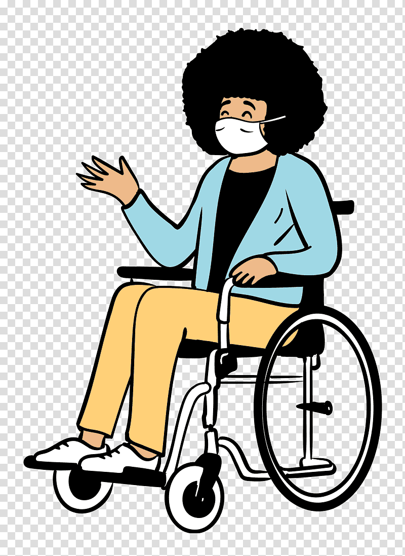 Woman Wheelchair Medical Mask, Sitting, Psychology, Depression, Clinical Depression, Loneliness, Psychologist transparent background PNG clipart