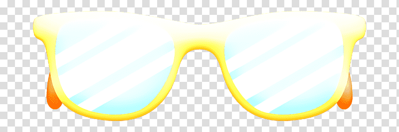 Summertime icon Sunglasses icon fashion icon, Goggles, Yellow, Meter, Line, Microsoft Azure, Mathematics transparent background PNG clipart