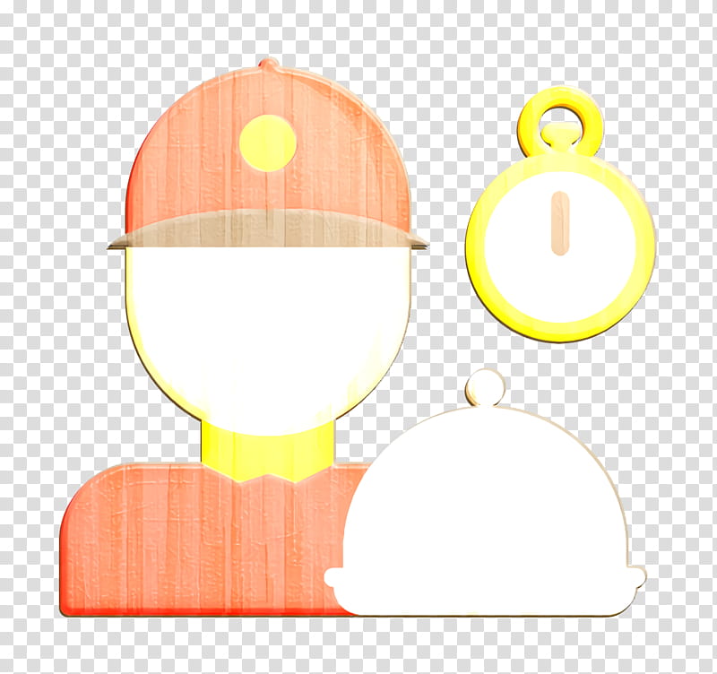 Delivery man icon Shipping and delivery icon Food Delivery icon, Lighting Accessory, Yellow, Meter transparent background PNG clipart
