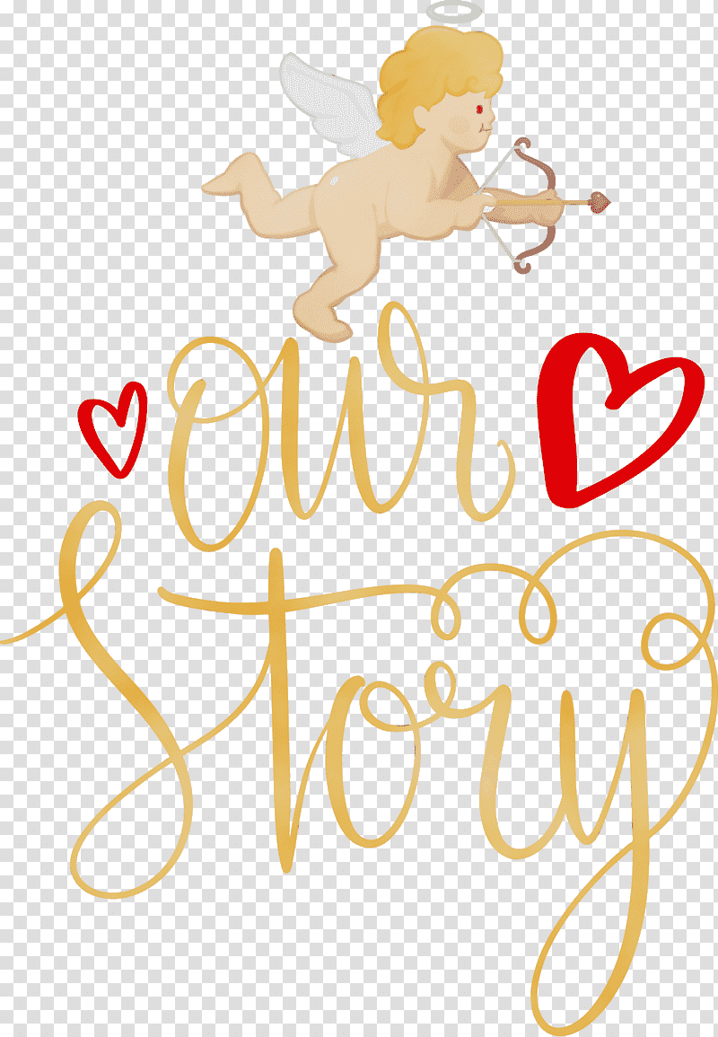 free free data, Our Story, Love Quote, Watercolor, Paint, Wet Ink transparent background PNG clipart