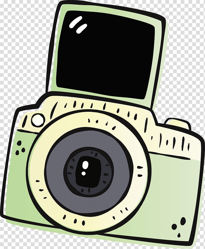 Camera lens, Camera Cartoon, Digital Camera, Mirrorless Interchangeablelens Camera, Instant Camera, Singlelens Reflex Camera, Digital Slr, Watercolor Painting transparent background PNG clipart