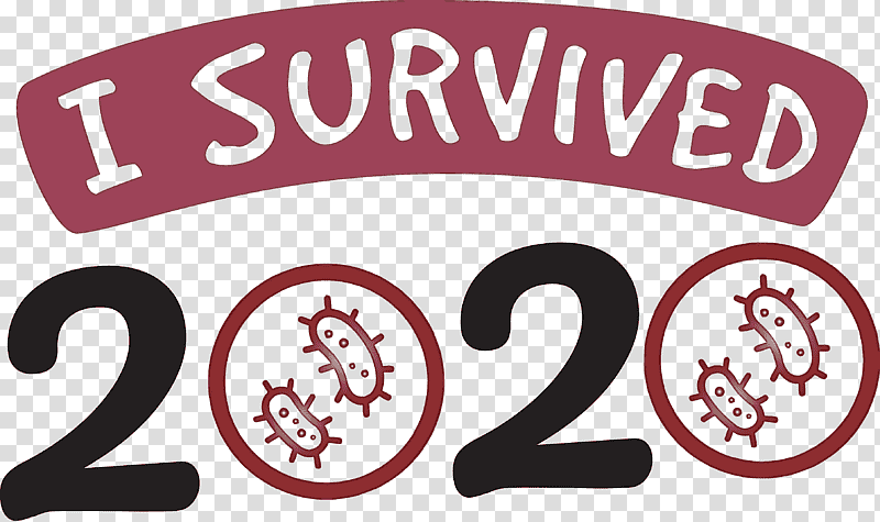 I Survived I Survived 2020 Year, Logo, Number, Line, Meter, Signage, Geometry transparent background PNG clipart