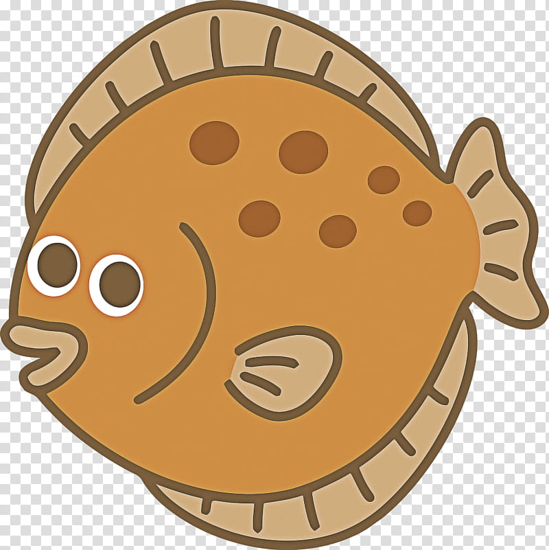 cartoon dish fish, Flounder, Cartoon Flounder transparent background PNG clipart