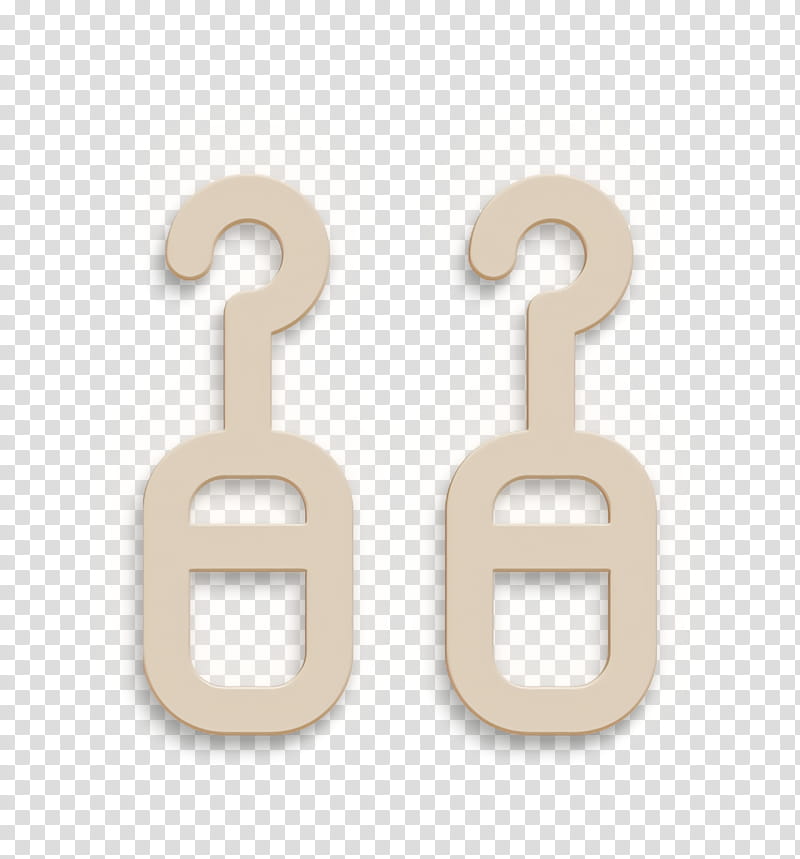 Accessories icon Earrings icon, Meter, Number transparent background PNG clipart