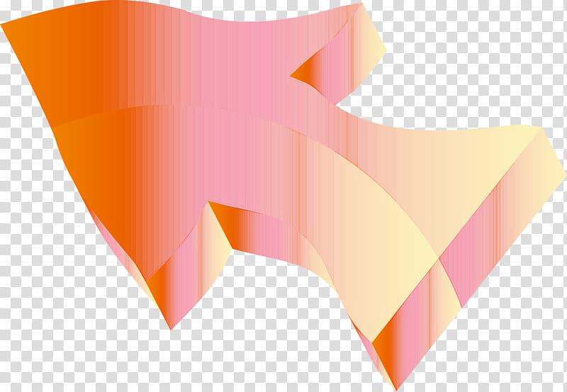 arrow, Orange, Pink, Yellow, Art Paper, Origami, Line, Construction Paper transparent background PNG clipart