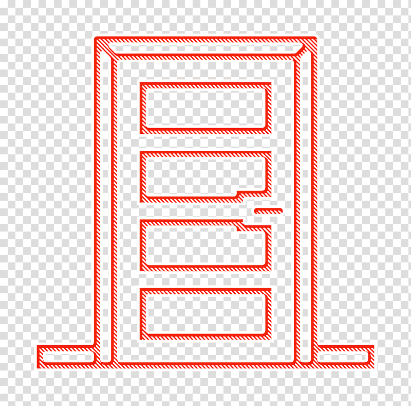 Household Set icon Door icon, Line, Red, Meter, Number, Mathematics, Geometry transparent background PNG clipart
