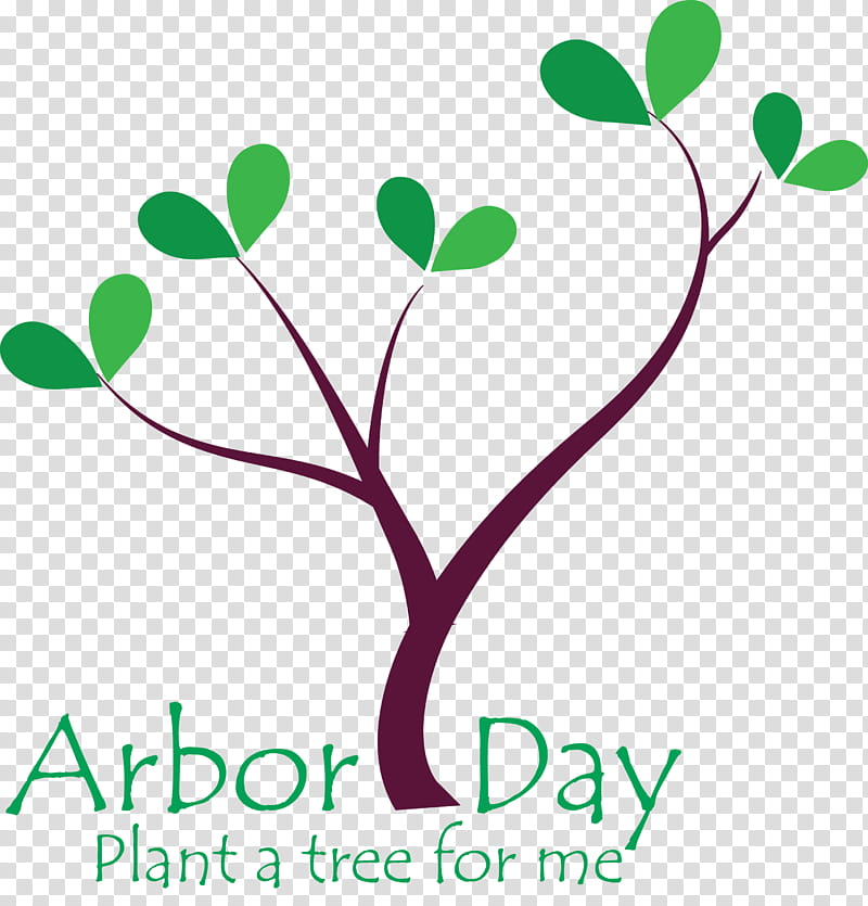 Arbor Day Tree Green, Leaf, Plant, Plant Stem, Pedicel, Logo transparent background PNG clipart