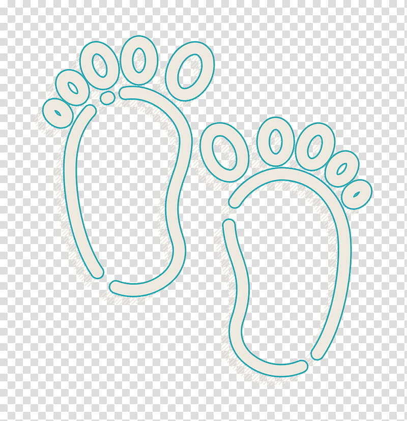 Baby Shower icon Baby feet icon, Silver, Meter, Jewellery, Human Body transparent background PNG clipart