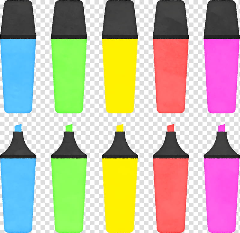 Back to school supplies, Base Material, Stationery, Office Supplies, Highlighter, Pencil, Rubber Stamp, Wood transparent background PNG clipart