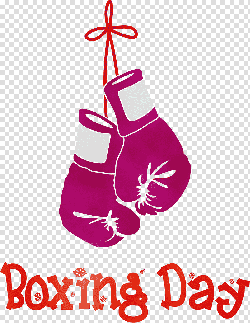 Boxing glove, Boxing Day, Watercolor, Paint, Wet Ink, Christmas Decoration, Shoe transparent background PNG clipart