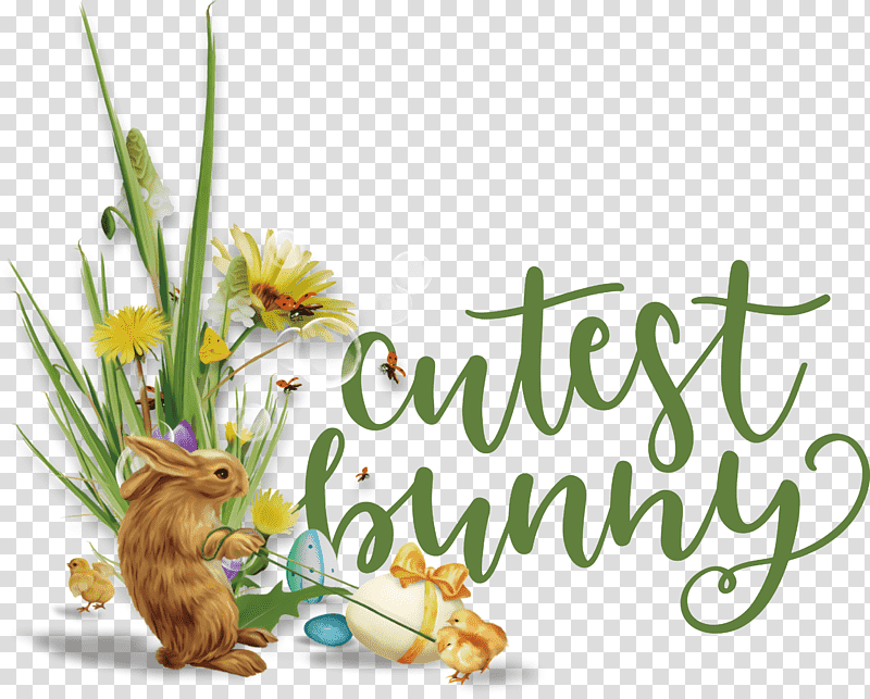Cutest Bunny Happy Easter Easter Day, Drawing, Cartoon, Animation, Rabbit, Character, Poster transparent background PNG clipart