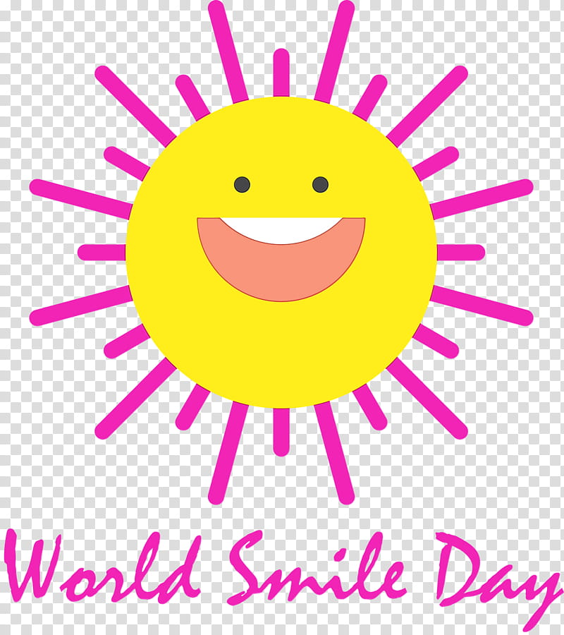 Emoticon, World Smile Day, Watercolor, Paint, Wet Ink, Smiley, Happiness, Petal transparent background PNG clipart