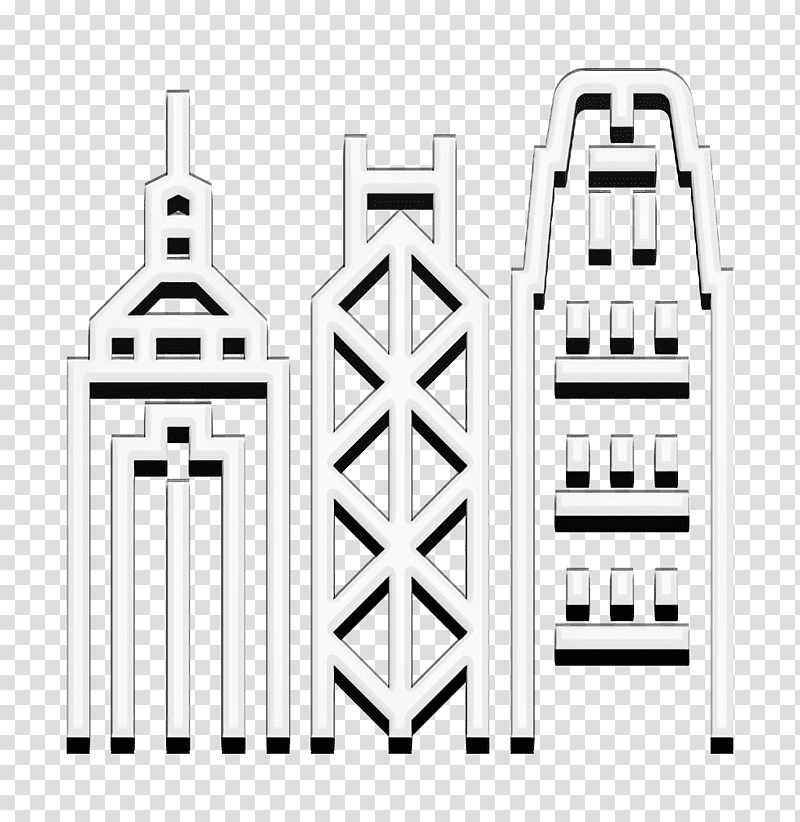 Skyline icon Asian Countries Landmarks icon Urban icon, Meter, Structurem, Geometry, Mathematics transparent background PNG clipart
