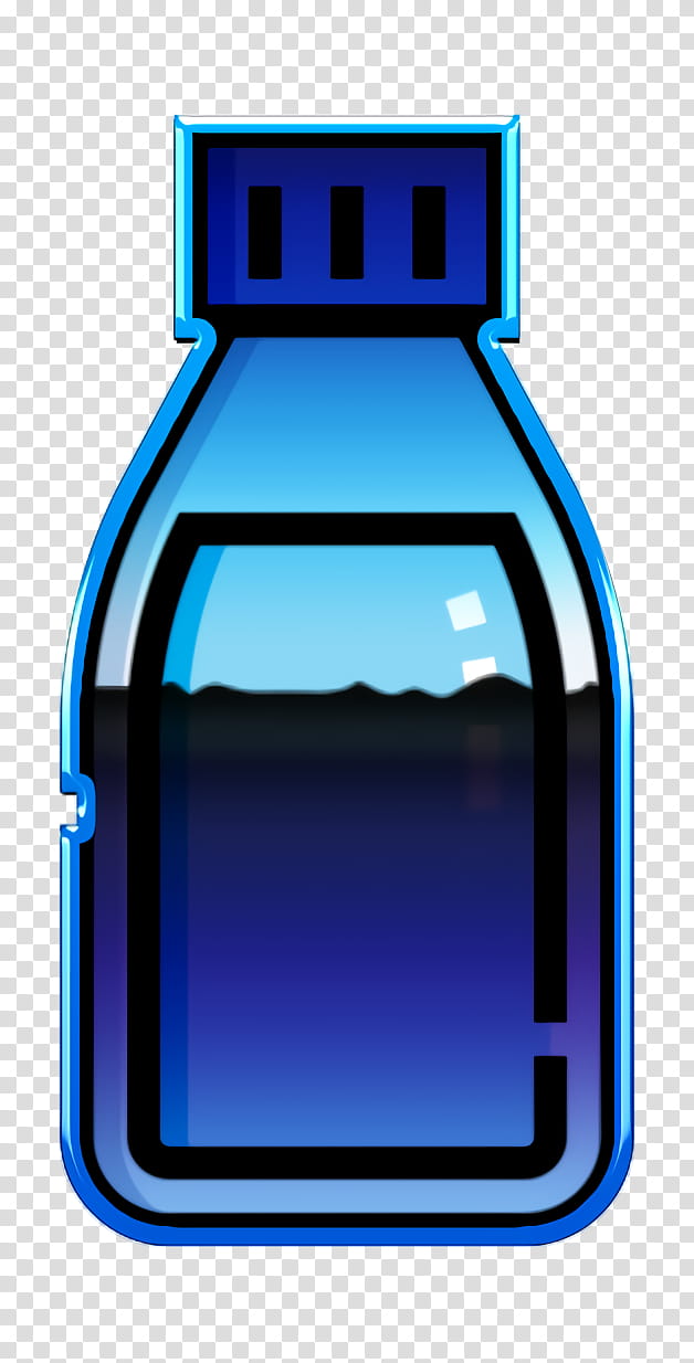Fitness icon Water icon Water bottle icon, Cobalt Blue, Glass Bottle, Telephony, Microsoft Azure transparent background PNG clipart