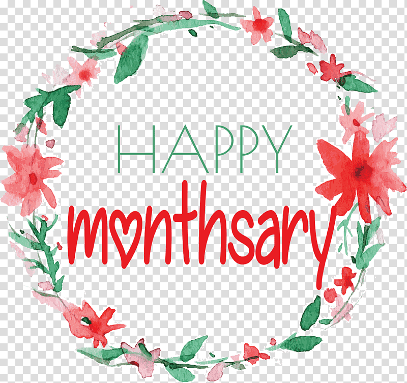 happy monthsary, Watercolor Painting, Floral Design, Chemical Brothers, Flower, Got To Keep On Riton Remix, Christmas Ornament M transparent background PNG clipart