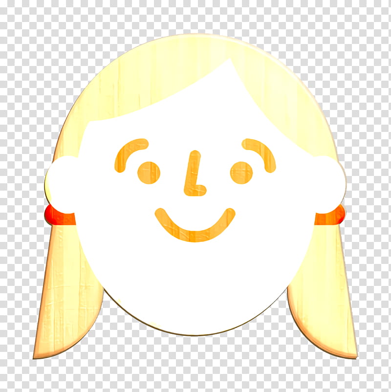 Emoji icon Woman icon Happy People icon, Smiley, Yellow, Character, Meter, Cartoon, Computer, Character Created By transparent background PNG clipart