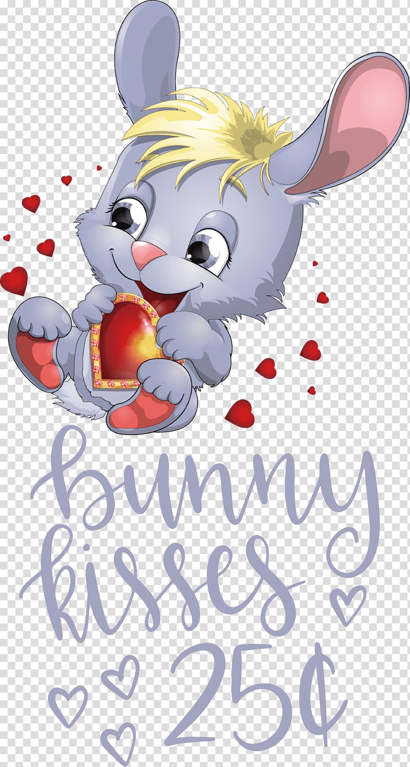 Bunny Kisses Easter Easter Day, Easter
, Hare, Rabbit, Bugs Bunny, Drawing, European Rabbit transparent background PNG clipart