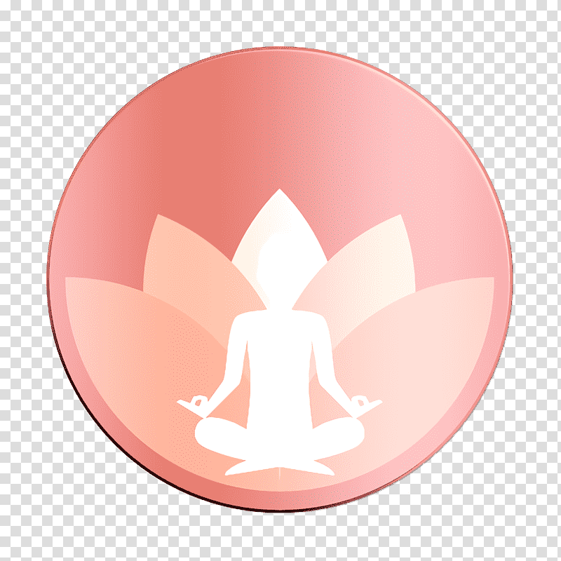 Meditation icon Yoga icon Lotus position icon, Character, Symbol transparent background PNG clipart