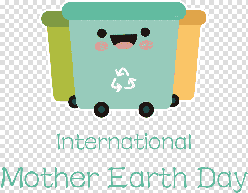 International Mother Earth Day Earth Day, Logo, Cartoon, Green, Line, Happiness, Behavior transparent background PNG clipart