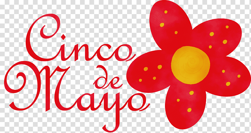 logo cut flowers petal meter fruit, Cinco De Mayo, Fifth Of May, Watercolor, Paint, Wet Ink transparent background PNG clipart