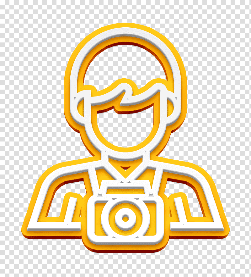 Camera and Accessories icon Tourist icon grapher icon, grapher Icon, Logo, Symbol, Yellow, Line, Meter transparent background PNG clipart