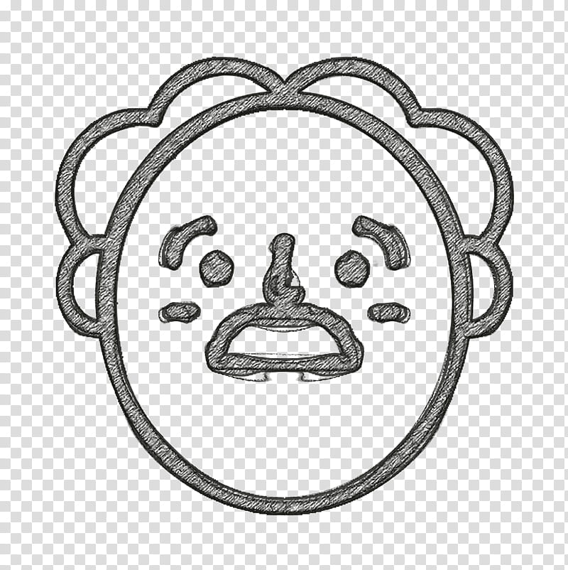 Man icon Emoji icon Happy People Outline icon, Drawing, M02csf, Car, Black And White
, Jewellery, Human Body, Geometry transparent background PNG clipart