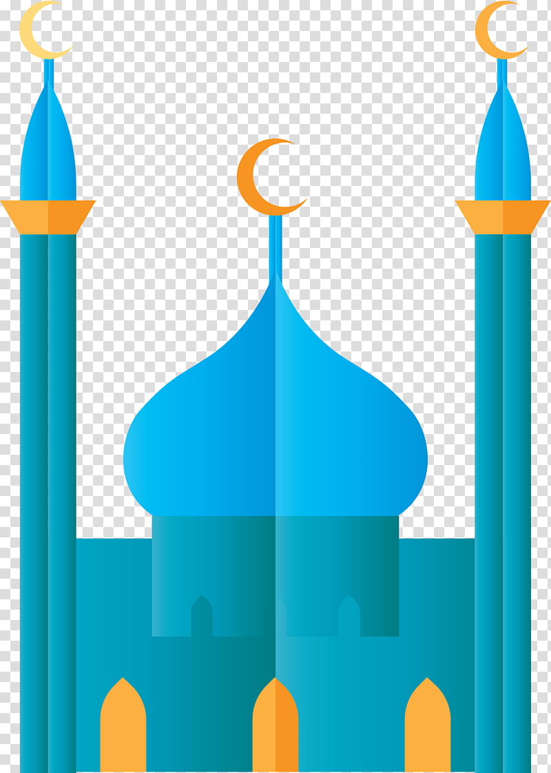 Mosque Ramadan arabic culture, Blue, Steeple transparent background PNG clipart