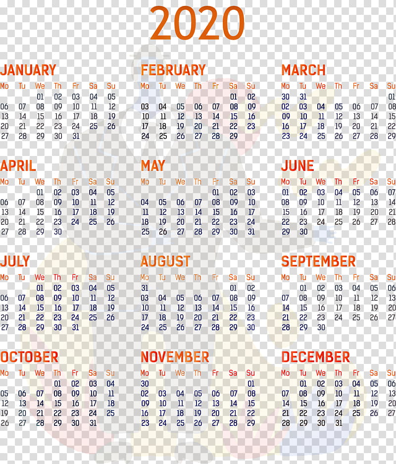 2020 yearly calendar Printable 2020 Yearly Calendar Template Full Year Calendar 2020, Calendar System, Calendar Year, Aztec Sun Stone, Calendar Date, Lunar Calendar, Malayalam Calendar, Broadcast Calendar transparent background PNG clipart