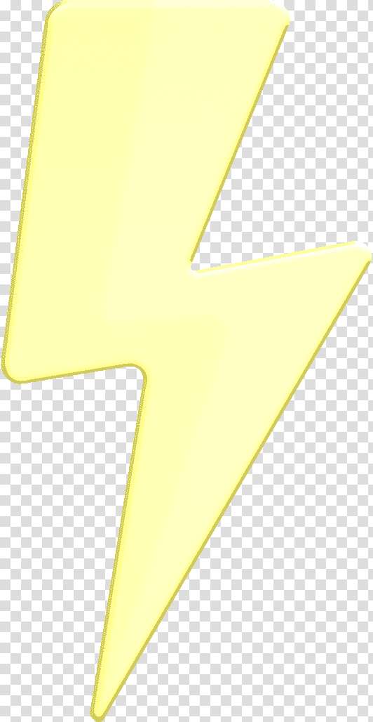 Lightnings icon Gaming icon Flash icon, Triangle, Yellow, Meter, Symbol, Geometry, Mathematics transparent background PNG clipart