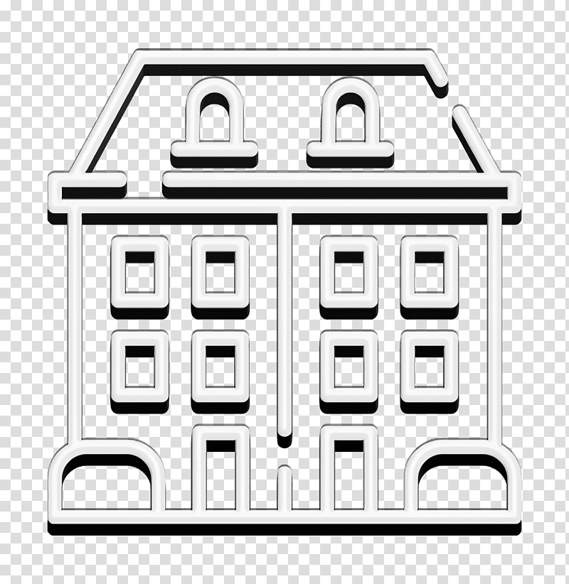 Apartment icon Urban Building icon Architecture and city icon, Line Art, Black And White
, Meter, Geometry, Mathematics transparent background PNG clipart