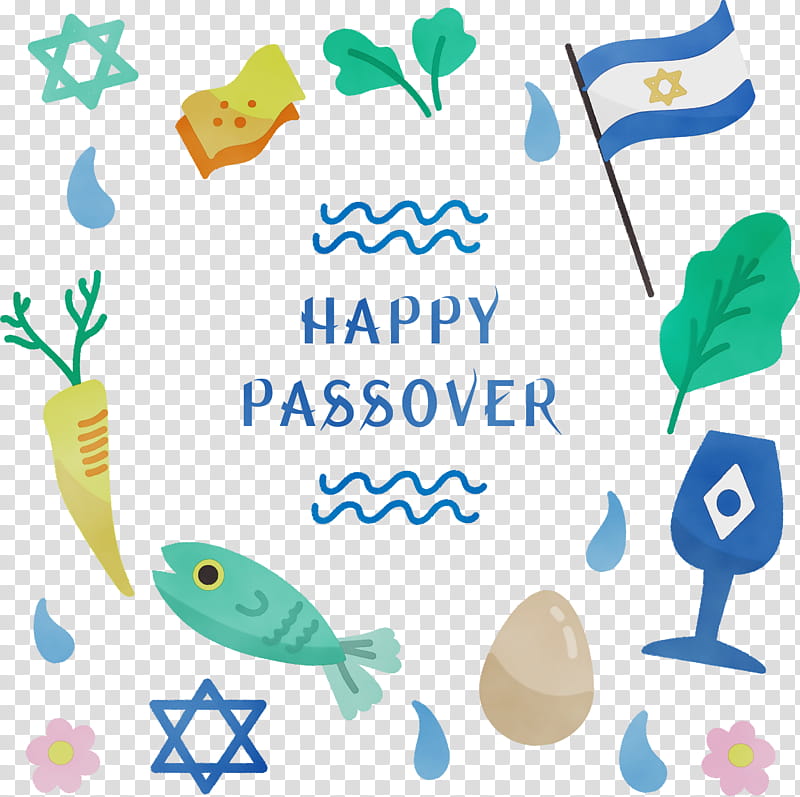 animal figure child art, Happy Passover, Watercolor, Paint, Wet Ink transparent background PNG clipart