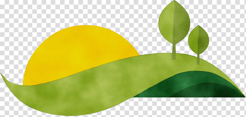 Banana leaf, Watercolor, Paint, Wet Ink, Green, Yellow, Plant, Tree transparent background PNG clipart