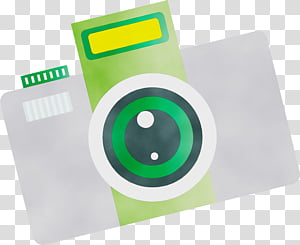 green computer hardware, Cartoon Camera, Vintage Camera, Retro Camera, Watercolor, Paint, Wet Ink transparent background PNG clipart thumbnail