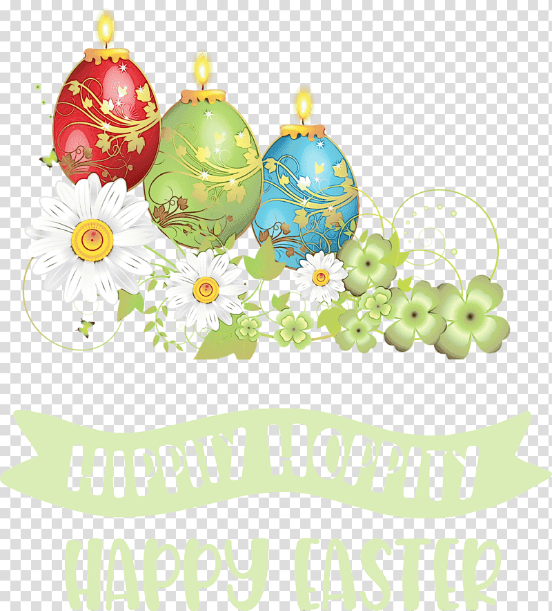 Easter egg, Hippity Hoppity, Happy Easter, Watercolor, Paint, Wet Ink, Christmas Day transparent background PNG clipart