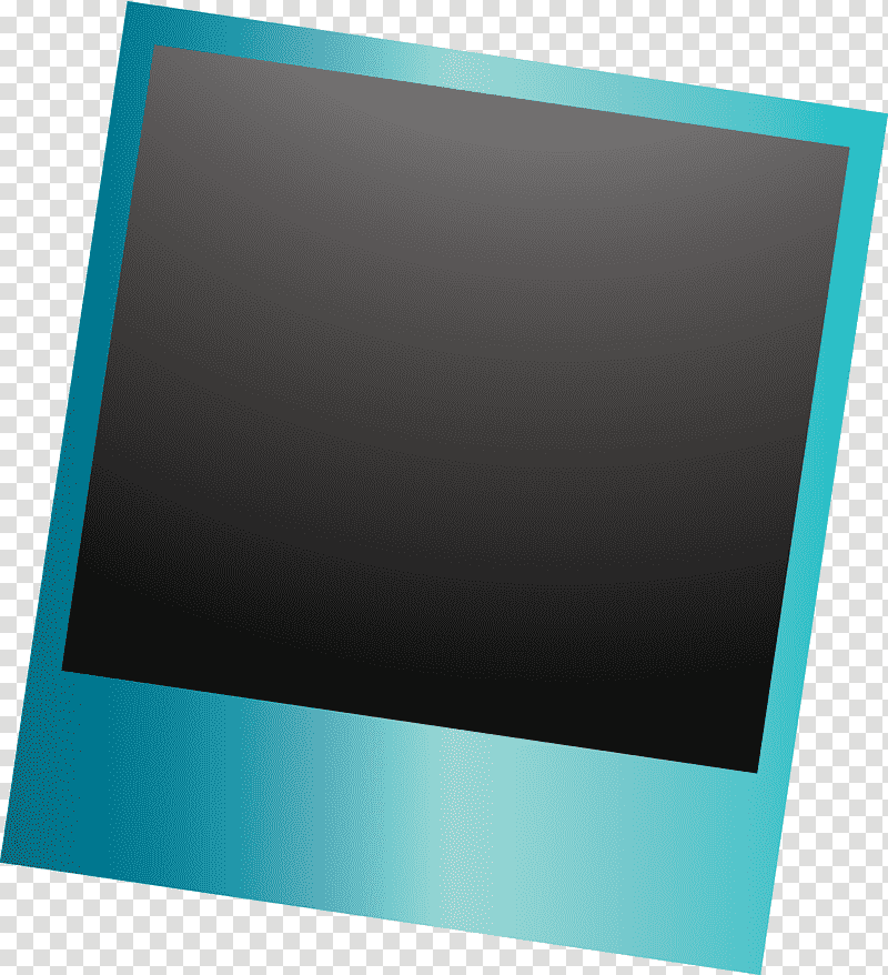 Polaroid Frame, Computer Monitor, Laptop Part, Flatpanel Display, Frame, Multimedia, Rectangle transparent background PNG clipart