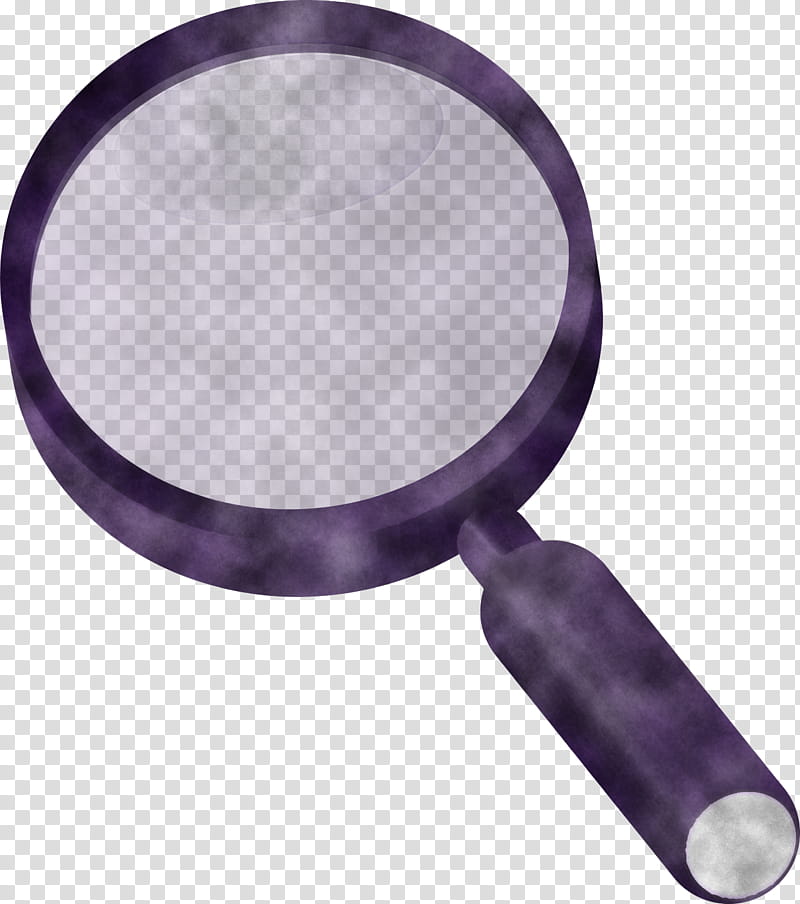 Magnifying glass magnifier, Violet, Purple, Office Instrument, Makeup Mirror transparent background PNG clipart