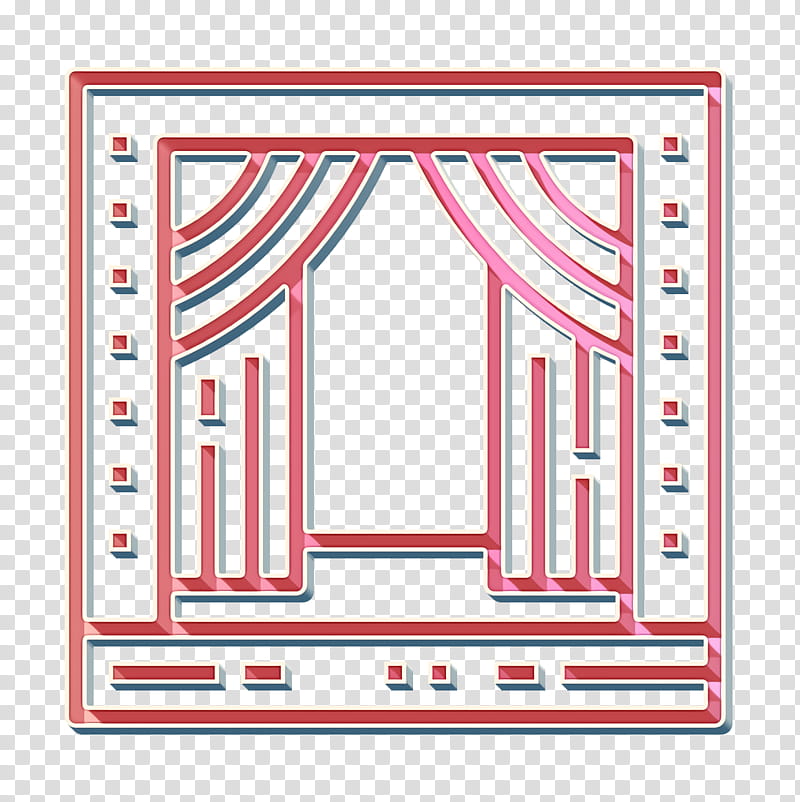 Prom Night icon Theater icon Stage icon, Line, Rectangle, Frame transparent background PNG clipart