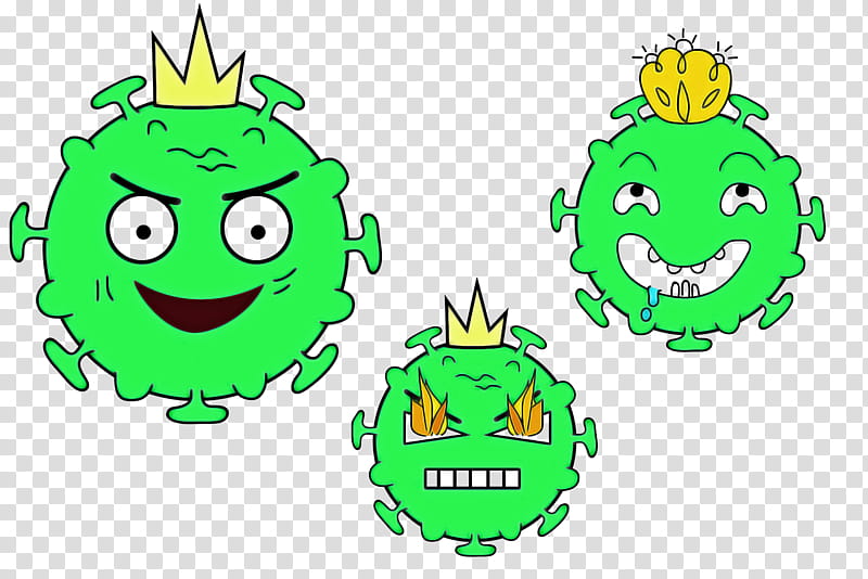 COVID19 Coronavirus Corona, Green, Yellow, Happy, Smile, Plant, Finger, Emoticon transparent background PNG clipart