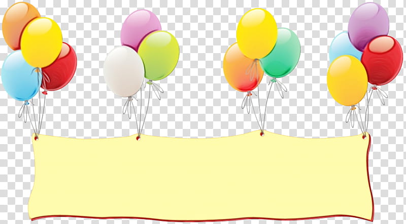 birthday free balloon, Watercolor, Paint, Wet Ink, Birthday
, Royaltyfree, Powtoon transparent background PNG clipart
