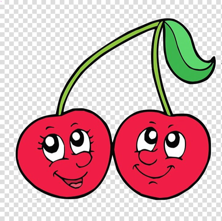 cherry red fruit pink plant, Smile, Leaf, Drupe, Tree, Food, Apple transparent background PNG clipart